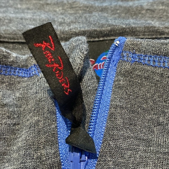 Wool L/S Half Zip Scranton/Wilkes-Barre RailRiders Top Sweater Blue Gray XXL - Picture 3 of 11